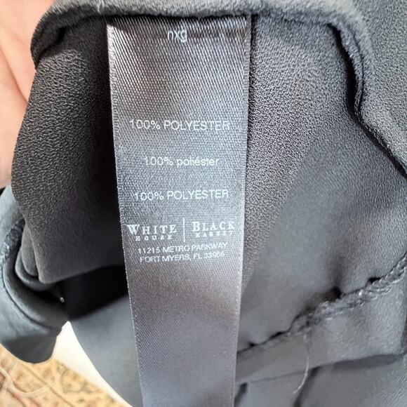 White House Black Market Off The Shoulder Blouse 1/4 Sleeve Relaxed Fit Medium - Picture 5 of 10